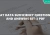 Cat Data Sufficiency Questions and Answers Set-3 PDF