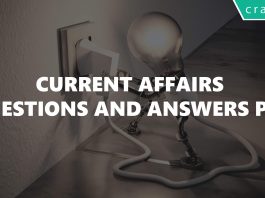 Current Affairs Questions and Answers PDF- 2018 quiz