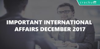 Important International Affairs December 2017