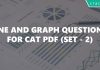 Line and Graph Questions for CAT PDF (Set - 2)