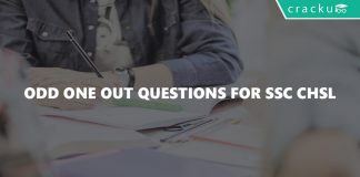 Odd One Out Questions for SSC CHSL