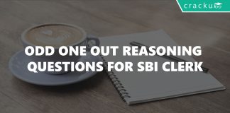 Odd One Out Reasoning Questions For SBI Clerk