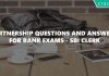 Partnership Questions and Answers For Bank Exams - SBI Clerk
