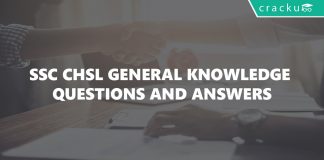 SSC CHSL General Knowledge Questions and Answers