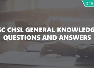 SSC CHSL General Knowledge Questions and Answers