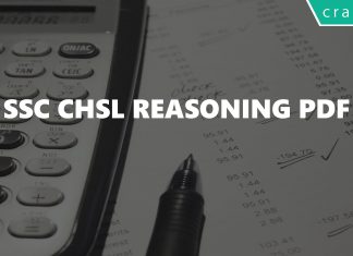 SSC CHSL Reasoning PDF