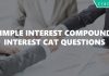 Simple Interest Compound Interest CAT Questions