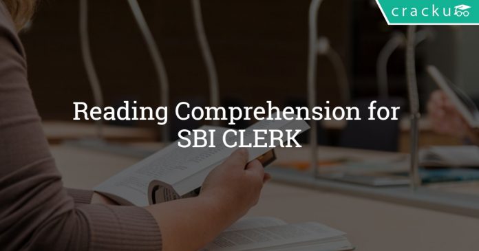 Reading Comprehension for SBI CLERK