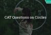CAT Questions on Circles