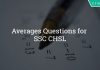 Averages Questions for SSC CHSL