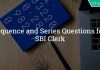 Sequence and Series Questions for SBI Clerk