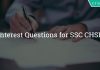 Interest Questions for SSC CHSL