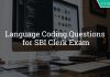 Language Coding Questions for SBI Clerk Exam
