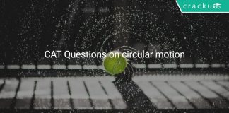 CAT Questions on circular motion