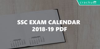 ssc exam calendar 2018-19 pdf