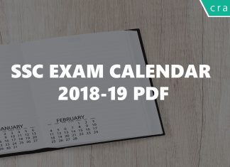 ssc exam calendar 2018-19 pdf