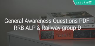 General Awareness Questions PDF RRB ALP & Railway group-D
