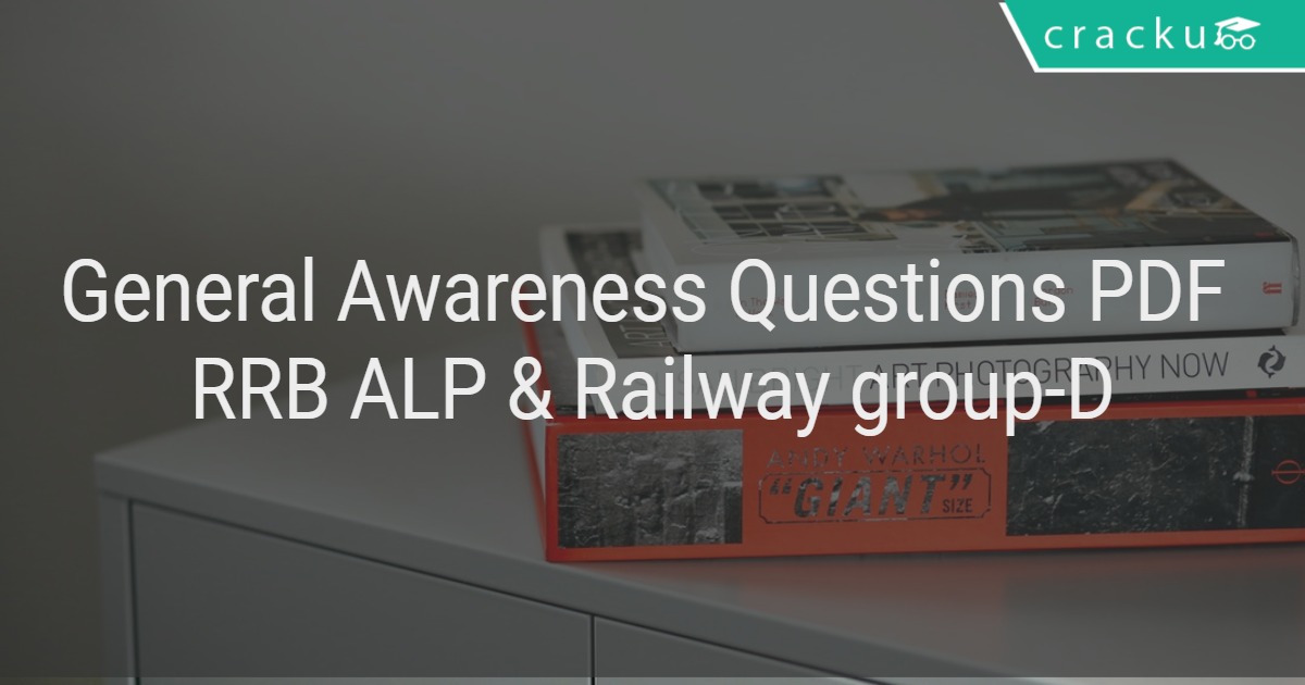 General Awareness Questions PDF RRB ALP 