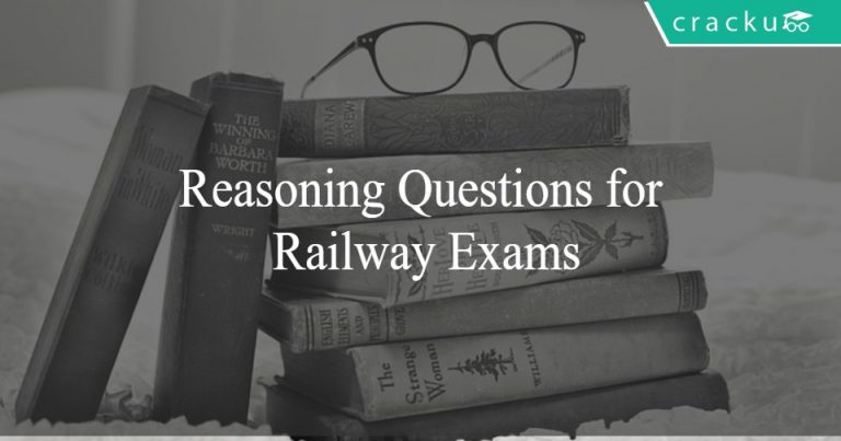 Reasoning Questions for Railway Exams - RRB ALP & Group-D - Cracku