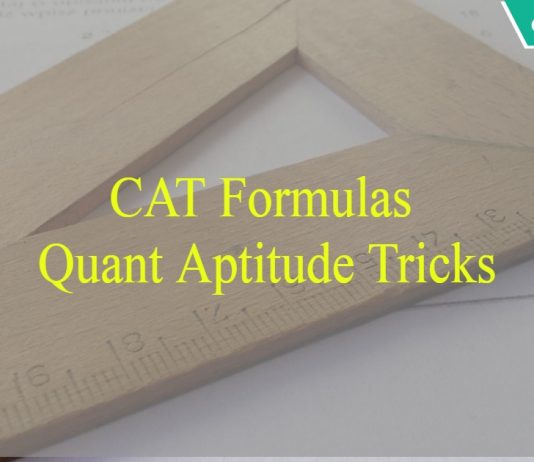 CAT Quantitative Aptitude formulas PDF