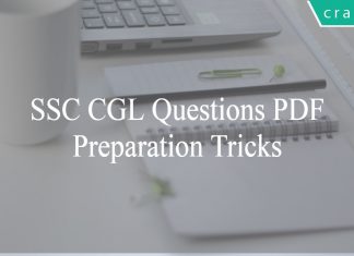 SSC CGL Questions PDF - Preparation Tricks and Tips