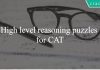 High level reasoning puzzles for CAT