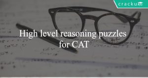 puzzles for cat exam