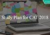 CAT study plan