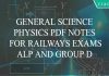 general science- physics pdf notes