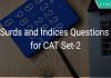 Surds and Indices Questions for CAT Set-2