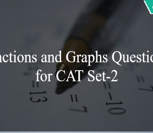 Functions and Graphs Questions for CAT Set-2