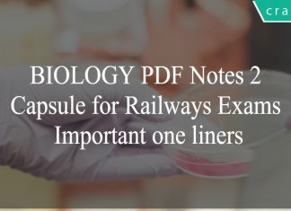 biology notes set-2 for railways exams