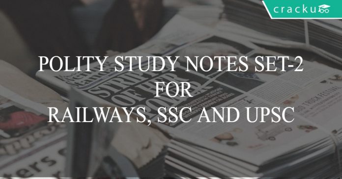 polity study notes set-2