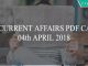 current affairs capsule 04th april 2018