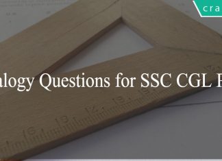 Analogy Questions for SSC CGL PDF