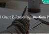 RBI Grade B Reasoning Questions PDF