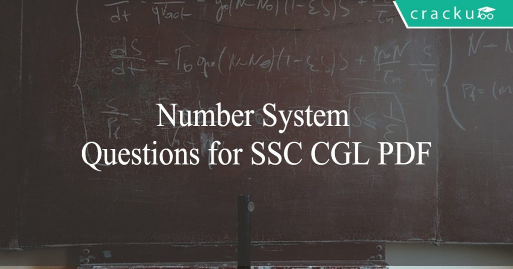 Number System Questions for SSC CGL PDF - Cracku