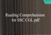 Reading Comprehension for SSC CGL pdf