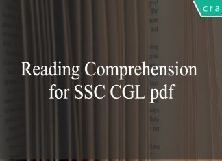 Reading Comprehension for SSC CGL pdf