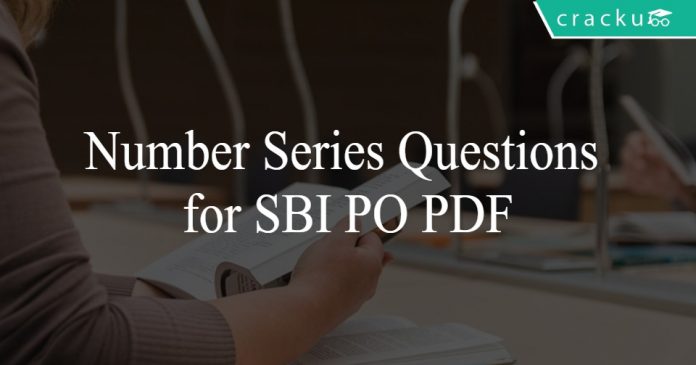 Number Series Questions for SBI PO PDF