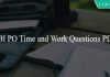 SBI PO Time and Work Questions PDF