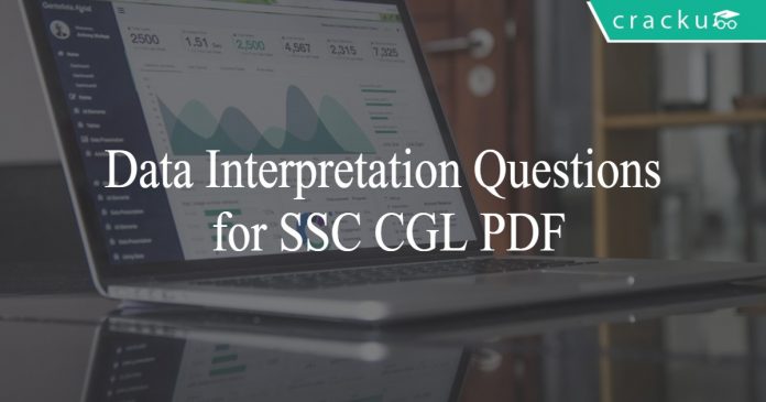 Data Interpretation Questions for SSC CGL PDF