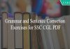 Grammar and Sentence Correction Exercises for SSC CGL PDF