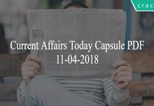 current affairs today capsule pdf