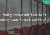 Seating Arrangement Questions for Railway Exam - Group-D and RRB ALP