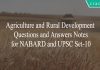 agri and rural development notes for nabard set 10