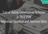 government schemes quiz pdf