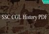 SSC CGL History PDF
