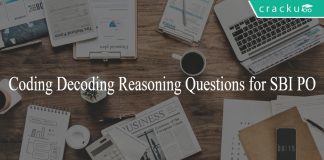 Coding Decoding Reasoning Questions for SBI PO