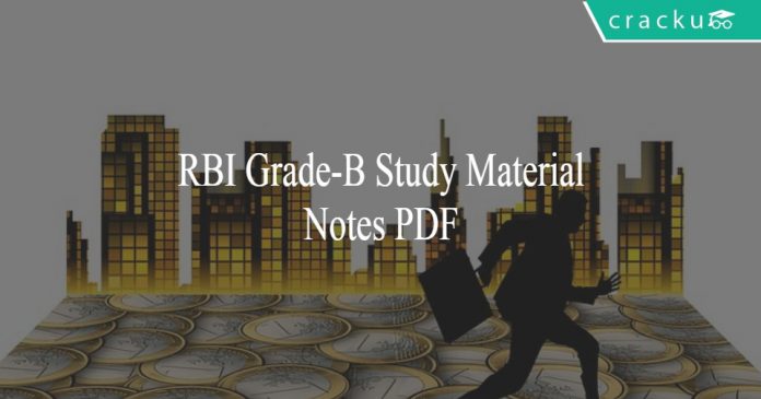 RBI Grade-B Study material PDF
